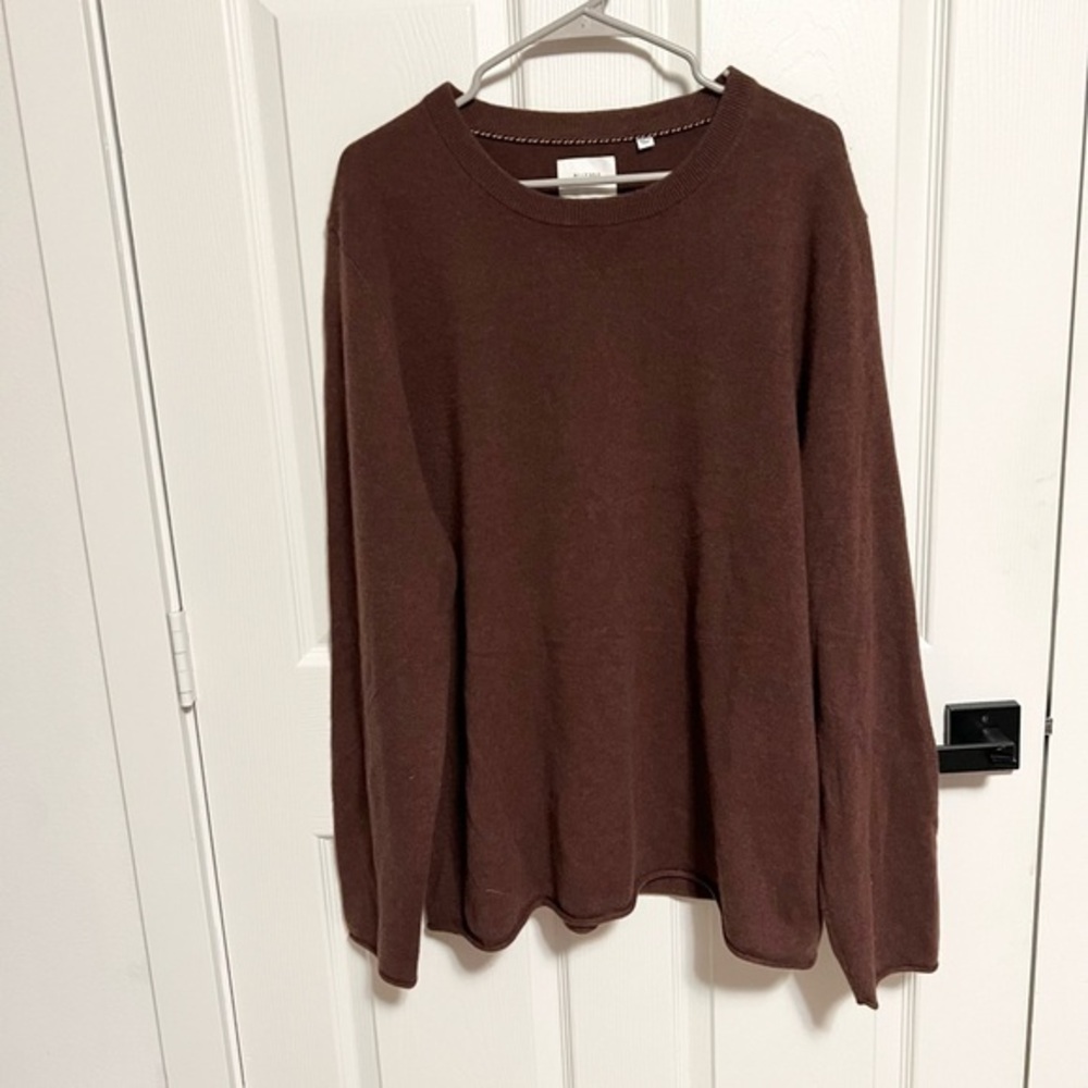 Billy Reid Men's 100% Cashmere Crewneck Sweater